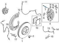 OEM Repair Kit Guide Pin Diagram - 34-11-6-872-572