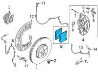 OEM BMW 740e xDrive REPAIR KIT, BRAKE PADS ASBES Diagram - 34-11-6-889-585