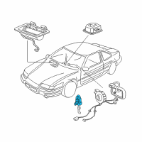 OEM 2003 Buick Century Sensor Asm, Inflator Restraint Side Imp Diagram - 9388490