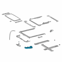 OEM 1998 Toyota 4Runner Switch Assy, Sliding Roof Diagram - 84860-35020-B0