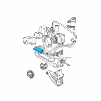 OEM 2000 Ford Explorer Oil Cooler Assembly Diagram - F87Z-3D746-CA