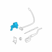 OEM Chevrolet Trailblazer EXT Rear Motor Diagram - 10372434