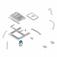 OEM Nissan Sentra Motor Assy-Sunroof Diagram - 91295-4Z300