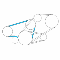 OEM 2002 Nissan Quest Serpentine Belt Diagram - 11950-0B005