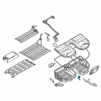 OEM 2019 BMW 530e xDrive RETAINING BRACKET REAR LEFT Diagram - 61-25-8-642-213