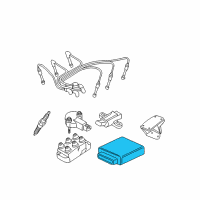 OEM 2003 Ford Ranger ECM Diagram - 2U7Z-12A650-DCC