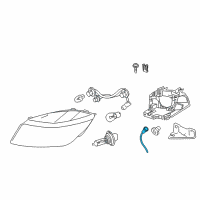 OEM 2010 Chevrolet Cobalt Harness Asm-Fwd Lamp Wiring Diagram - 20760562