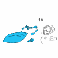 OEM 2008 Pontiac G5 Composite Assembly Diagram - 20964008