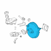 OEM Toyota Celica Booster Assembly Diagram - 44610-2G080