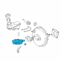 OEM Toyota Celica Master Cylinder Diagram - 47207-20141