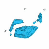 OEM 2020 Hyundai Elantra GT Lamp Assembly-Rear Combination, LH Diagram - 92401-G3110