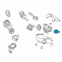 OEM 2019 Ford Escape Wiper Switch Diagram - F1FZ-17A553-B