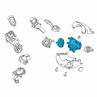 OEM Ford Escape Switch Housing Diagram - F1FZ-3F791-A