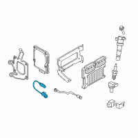 OEM 2015 Hyundai Santa Fe Sensor-Crankshaft Angle Diagram - 39310-3C600