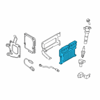 OEM 2017 Kia Sorento Electronic Control Unit Diagram - 391013CWN1