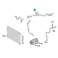 OEM 2022 Toyota Camry Suction Pipe Cap Diagram - 88375-30310