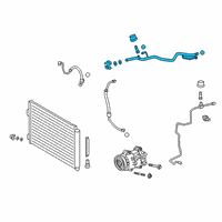 OEM 2020 Toyota RAV4 Suction Pipe Diagram - 88710-0R040