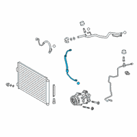 OEM Toyota RAV4 Suction Hose Diagram - 88704-0R090