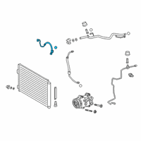 OEM 2019 Toyota RAV4 Discharge Hose Diagram - 88711-0R010