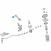 OEM 2002 Kia Rio Bush-Rubber Diagram - 0K30A34460B