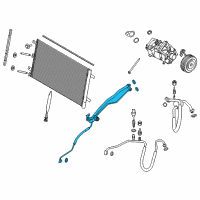 OEM Ford Hose & Tube Assembly Diagram - HL3Z-19A834-A