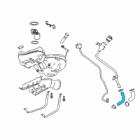 OEM Buick LaCrosse Filler Hose Diagram - 84033774