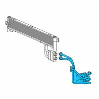 OEM 2019 Jeep Cherokee HOSE/TUBE-Oil Cooler Pressure And Ret Diagram - 68399018AA