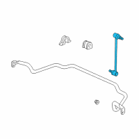 OEM Acura MDX Set, Link Stabilizer Front Diagram - 06513-S0X-A00