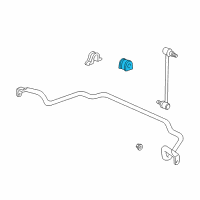 OEM 2003 Honda Odyssey Bush, Stabilizer Holder (22MM) Diagram - 51306-S0X-A02