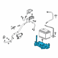 OEM Buick Encore Battery Tray Diagram - 42334926