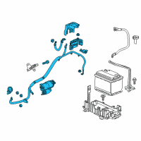 OEM 2020 Buick Encore Positive Cable Diagram - 42721787