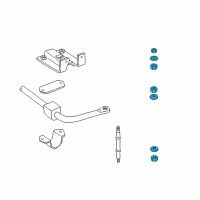 OEM Dodge B150 INSULAT0R Pkg-SWAY ELIMINATOR Diagram - 3879212