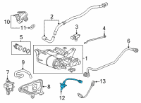 OEM 2021 Honda Civic Sensor, Laf Diagram - 36531-5BA-A01