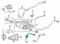 OEM 2016 Honda Civic Sensor, Laf Diagram - 36531-5BA-A01