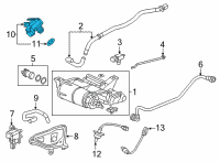 OEM Honda SENSOR ASSY-, MAP Diagram - 37830-6Y0-J01