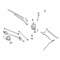 OEM Infiniti Tube Assy-Windshield Washer Diagram - 28935-5NA0A