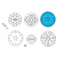 OEM 2019 Nissan Titan Wheel-Aluminum Diagram - 40300-EZ00B