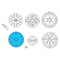 OEM 2021 Nissan Titan Wheel-Steel Diagram - 40300-EZ00A