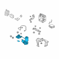 OEM 2013 Toyota Highlander ABS Pump Assembly Diagram - 47070-48060