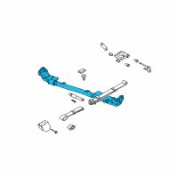 OEM 2006 Dodge Caravan Axle-Rear Diagram - 4743630AB