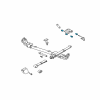 OEM Chrysler Town & Country BUSHING-Spring Diagram - 4743040AA