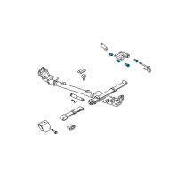 OEM Dodge Caravan BUSHING-Spring Diagram - 4743040AA