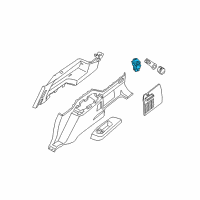 OEM 2004 Infiniti QX56 Switch Assy-Storage Opener Diagram - 25383-7S000