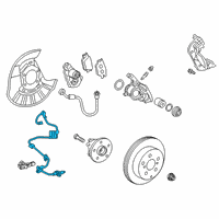 OEM 2020 Lexus UX200 Wire Assembly Parking B Diagram - 890C0-76010