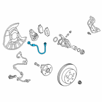 OEM 2022 Lexus ES350 Brake Hose Diagram - 9094702H70