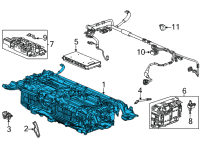 OEM 2022 Honda CR-V SET AS, BATTERY PA Diagram - 1D070-5RD-A01