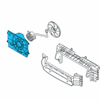 OEM 2019 Hyundai Veloster N SHROUD-Radiator Diagram - 25350-K9600