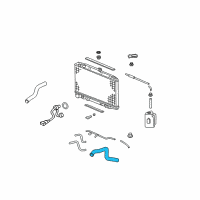 OEM 2003 Acura MDX Hose, Water (Lower) Diagram - 19502-RDJ-000