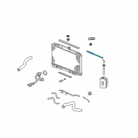OEM 2005 Honda Pilot Hose, Reserve Tank Diagram - 19104-PVJ-A00