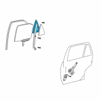 OEM 2005 Toyota Camry Weatherstrip Diagram - 68188-33021